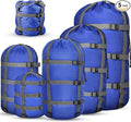5 Pack Compression Stuff Sack 5 Assorted Size Sleeping Bag Stuff Sack by SilTriangle