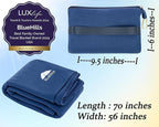 BlueHills Travel Blanket Pillow Compact Lightweight Pocket Size Airplane - Image 3