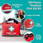 General Medi First Aid Kit -309 Pieces- Reflective Bag Design - Image 4