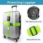 Luggage Straps with TSA Lock, Travel Belt - Image 3