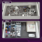 Set of 3 Cable Organizer Box W/Labels - Image 6