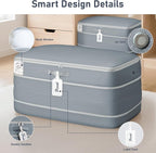 DIMJ Comforter Storage Bag - 100L Large Capacity Blanket Storage Compression - Image 3