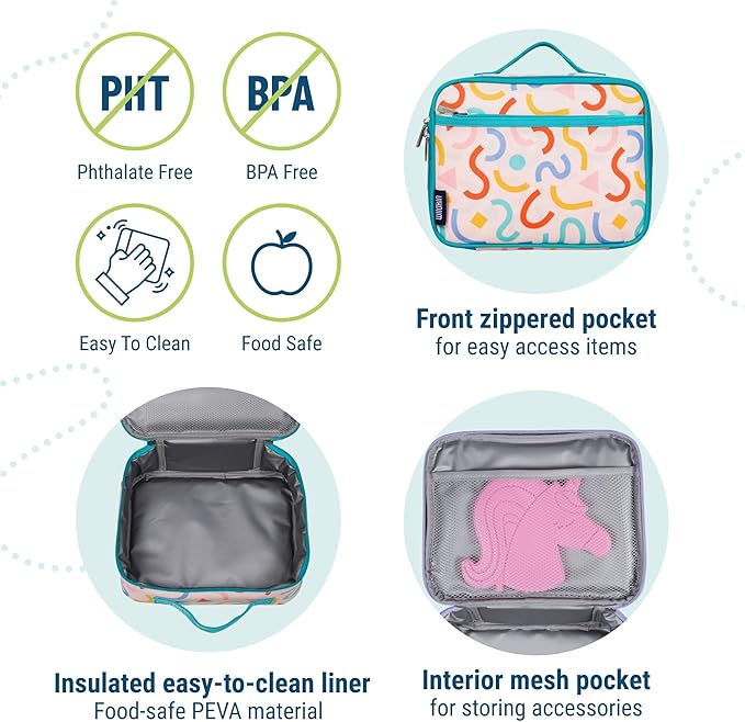 Wildkin Kids Insulated Lunch Box – Durable and Reusable - Image 4