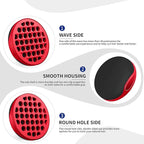 Silicone Curl Brush,Africa Comb,Magic Curly Hair Brush Twist Hair,Afro Pick,Men Women Boys Girls Wave Curler Tool,1 Set (Red)