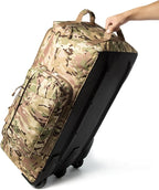 Mountain Land 120L Tactical Duffle Bag Rolling Duffle Bag - Image 4