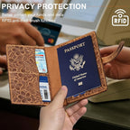 Genuine Leather Passport Holder - Image 2