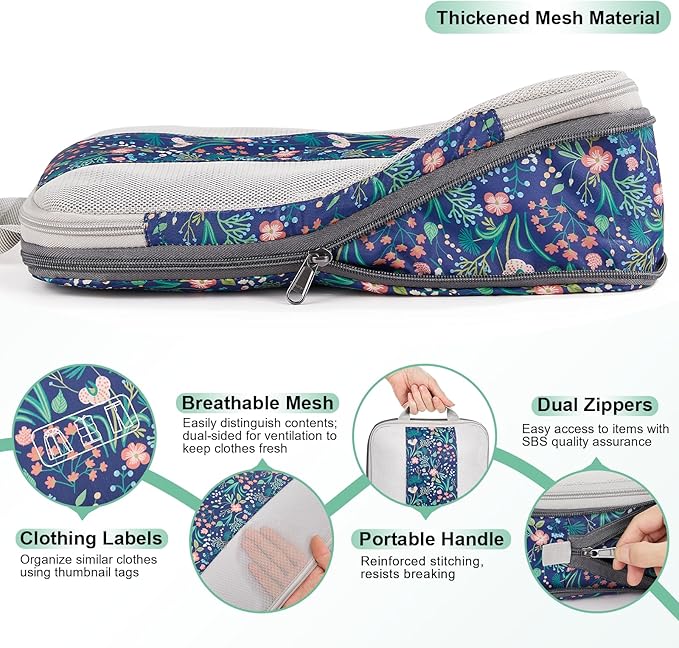 6 Set Compression Packing Cubes - Image 5