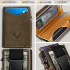 BULLIANT Men Wallet Gift Boxed, Slim Front Pocket Wallet Money Clip Card Holder - Image 3