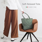 Italian Calf Leather Tote for Women - Image 4