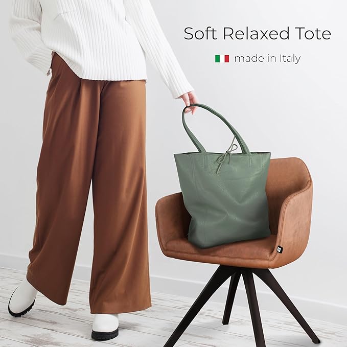 Italian Calf Leather Tote for Women - Image 4