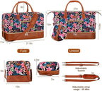 Weekender Bag for Women, Travel Duffel Bag Carry On Overnight Bag - Image 7
