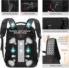 Boniyee Travel Backpack 17.3 Inch, Business Anti-Theft Laptop Bag - Image 4