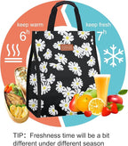 Lunch Bags for Women Insulated Reusable Lunch Tote - Image 4