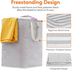 Lifewit 3 Pack Laundry Hamper Large Collapsible Laundry Baskets, Freestanding - Image 2