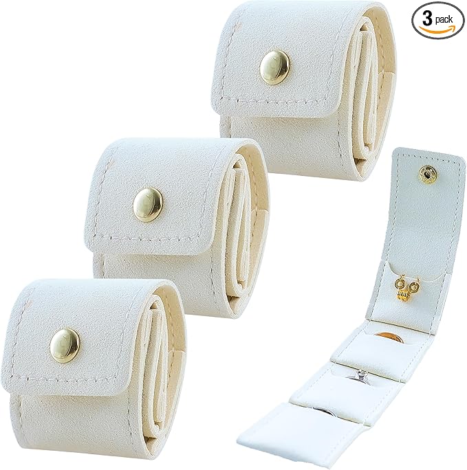 3 PCS Mini Travel Jewelry Organizer Bag by Designforwomenfashion