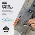 Peak Gear Travel Sling Bag. Compact Crossbody Bag | Lighter and Smaller than a - Image 5