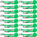 16 Pcs Cambuckle Tie Down Straps 1763lbs Break Strength Securing Straps 1'' x by Riakrum