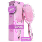 FRAMAR Y2K Print Hair Brush Detangler – Wet Hair Brushes For Women, Womens Hair Brush, Black and White Checkered Hair Accessories, Hairbrush For Women, Cepillos Para Cabello – Detangle Brush