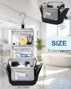 Relavel Hanging Toiletry Bag for Men and Women, Travel Toiletries Bag - Image 6