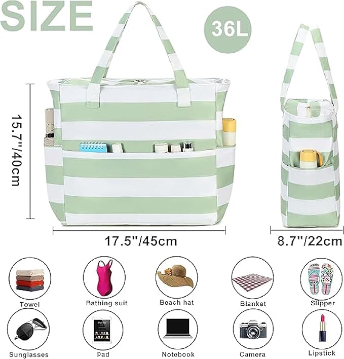 Waterproof Beach Tote Pool Bags - Image 2