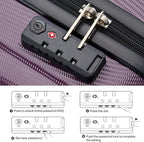 Hanke Luggage Sets 3 piece Carry On Luggage - Image 7