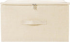 ANMINY Storage Bins with Zipper Lids 36 Qt Lidded Fabric Storage Boxes Baskets - Image 2
