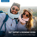 WANDER PLUS® Travel Neck Pillow, Pure Memory Foam Neck Pillow - Image 5