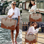 Weekender Bag for Women, Travel Duffel Bag Carry On Overnight Bag - Image 2