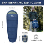 Naturehike Sleeping Bags for Adults, 23/39℉ Mummy Backpacking Sleeping Bag - Image 5