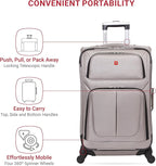 SwissGear Sion Softside Expandable Luggage, Checked-Medium 25-Inch - Image 2