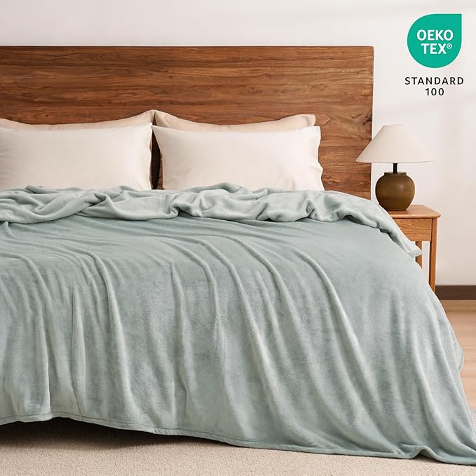 PHF Ultra Soft Fleece Blanket Twin Size, No Shed No Pilling Luxury Plush Cozy - Image 6
