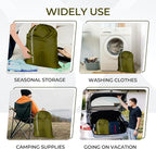 Laundry Bag with Locking Closure Drawstring – Extra Large Heavy Duty 100% Nylon - Image 4