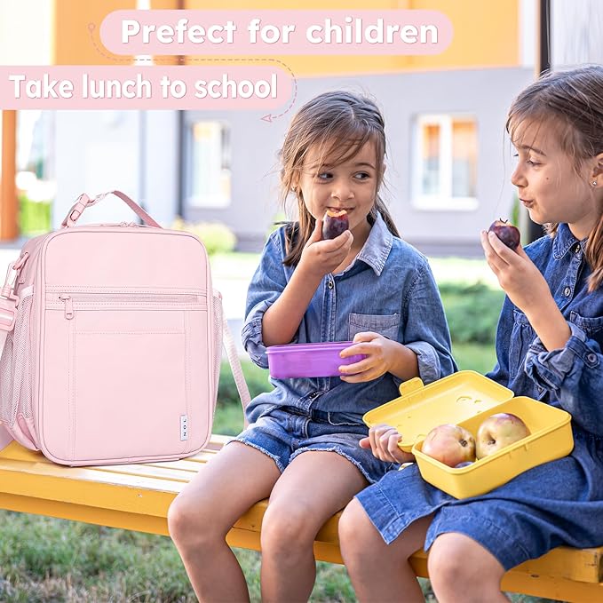 NOL Nylon Waterproof Kids Lunch Bag, Insulated Lunch Bag, Lunch box Cooler - Image 5