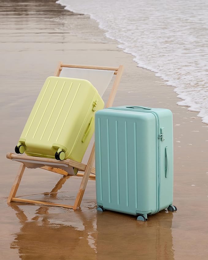 Trunk Luggage 22 Inch, Small Checked Luggage - Image 2