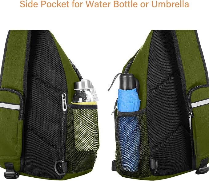 MOSISO Sling Backpack Bag, Crossbody Shoulder Bag Travel Hiking Daypack Chest - Image 6