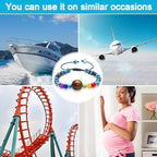 Sureio 6 Pcs Motion Sickness Bands Bracelet Anti Nausea Adjustable Wristband - Image 5