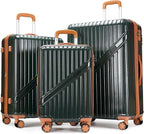 GinzaTravel Luggage Sets 3-Piece Expandable Suitcases by PRIMICIAAuthorizedProducts