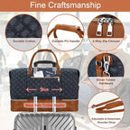 Weekender Bag for Women, Travel Duffel Bag Carry On Overnight Bag - Image 5
