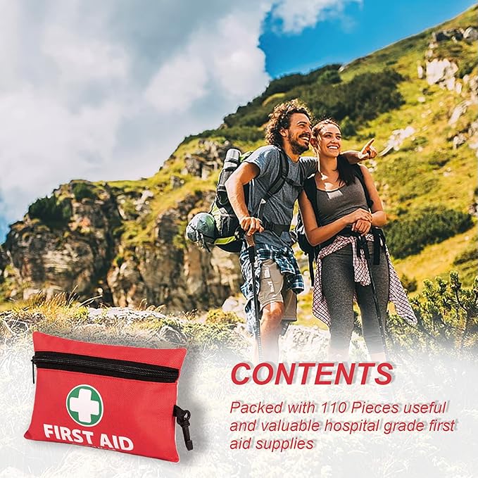 General Medi Mini First Aid Kit, 110 Piece Small First Aid Kit - Image 7