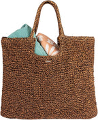 Roxy Women's Beach Tote Bag | Travel | Vacation | Straw | Lightweight | - Image 4