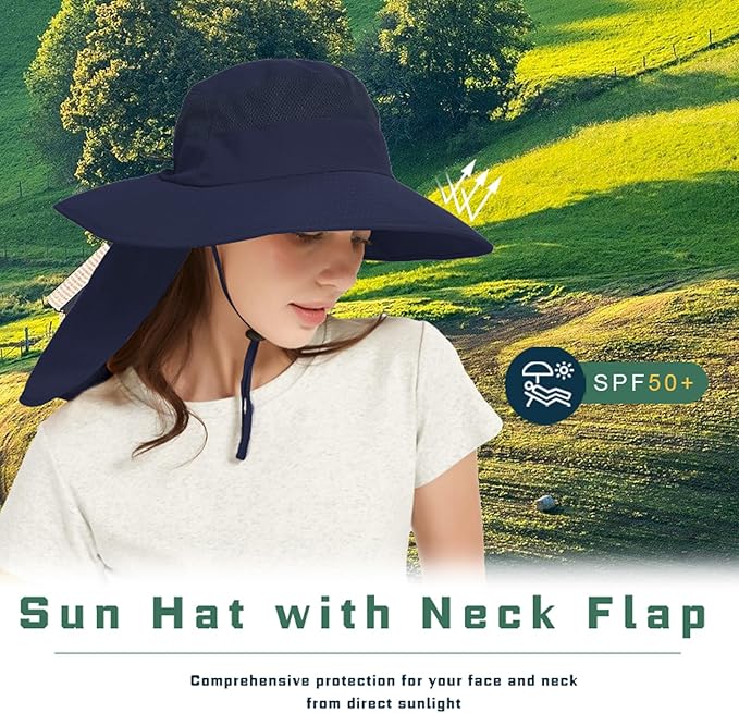Fishing Hat Breathable Wide Brim Sun Hats - Image 3