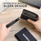 RUNBOX AirTag-Wallet-Mens-Slim-RFID Blocking Wallets Leather - Image 7