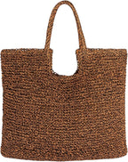 Roxy Women's Beach Tote Bag | Travel | Vacation | Straw | Lightweight | - Image 6