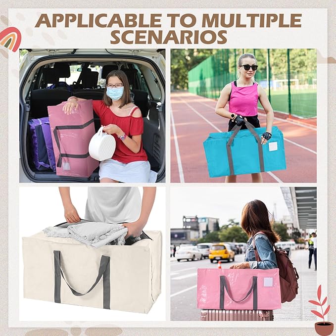 8 Pack Extra Large Moving Bags Heavy Duty Packing Bags - Image 4