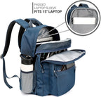 ZORFIN 26L Backpack for College, and Travel: Water Resistant Bookbag - Image 4