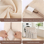 100% Cotton Mesh Laundry Bags, Premium Soft, No Dye - Image 5