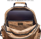 Waxed Canvas Backpack – Durable Rucksack - Image 5