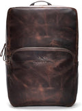 Handmade Leather Backpack for Men and Women, 15.6 Inch Laptop Bag, Genuine by Luxeoria