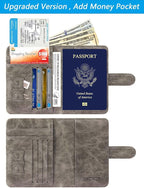 Passport Holder Cover Wallet RFID Blocking Leather Card Case Travel Accessories - Image 3