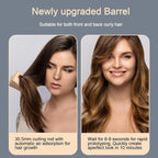 5 in 1 Hair Styler & Hot Air Brush - Air Curling Wrap with Low-Speed Negative Ion Technology, Hair Dryer Brush for Drying, Curling, Straightening & Styling, Hair Styling Tools at Home (Grey)